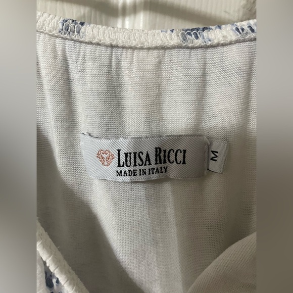 Gorgeous 100% Silk Summer Top Size Medium - Picture 4 of 11